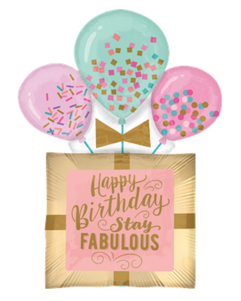 XXL Folienballon Figur - Fabulous Geburtstag Geschenk - 81cm